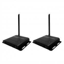 Value 14993413 AV transmitter & receiver Black