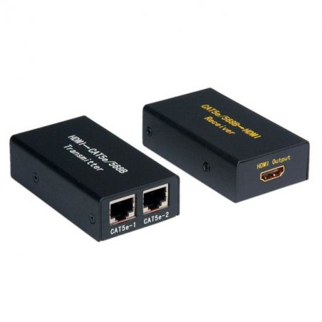 VALUE Prolongateur HDMI via TP, 25m