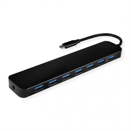 Value 14.99.5040 hub & concentrateur USB 3.2 Gen 1 (3.1 Gen 1) Type-C 5000 Mbit/s Noir