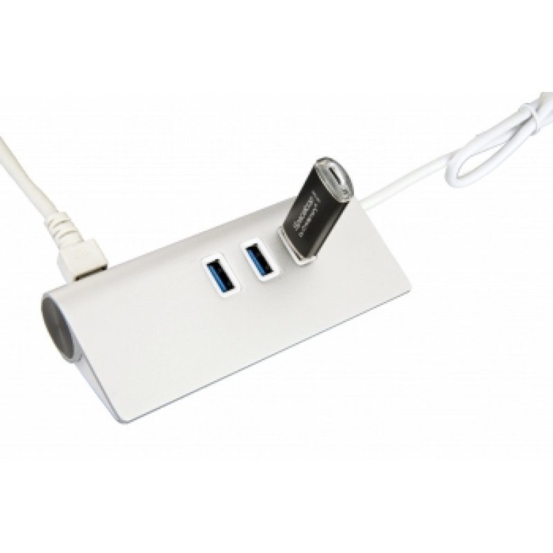 EX-1132-N Hub USB 3.0 à 3 ports 1x Ethernet 1Gigabit LAN