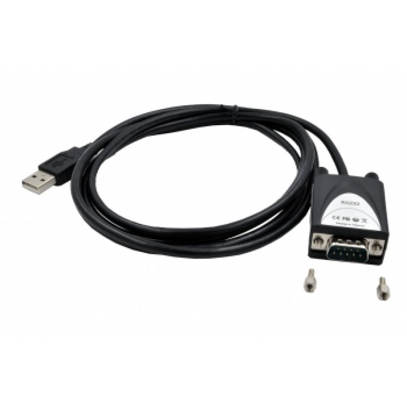 EXSYS EX-1311-2 serial cable Black 1.8 m USB Type-A DB-9