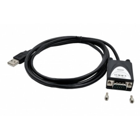 EXSYS EX-1311-2 serial cable Black 1.8 m USB Type-A DB-9