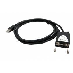 EXSYS EX-1311-2F câble Série Noir 1,8 m USB Type-A DB-9