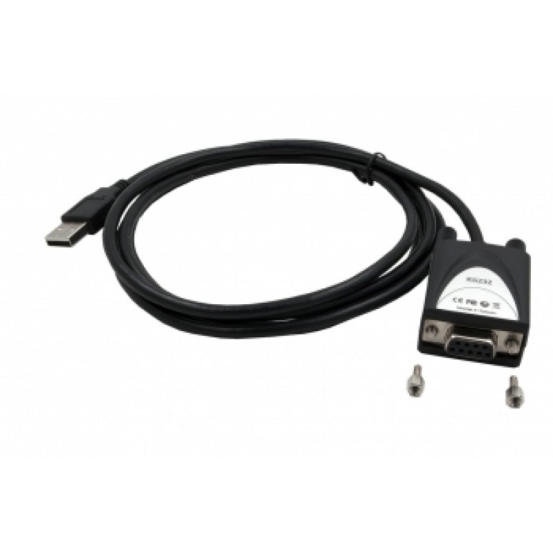 EXSYS EX-1311-2F câble Série Noir 1,8 m USB Type-A DB-9