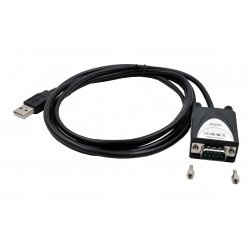 EXSYS EX-1311-2-5V serial cable Black 1.8 m USB Type-A RS-232