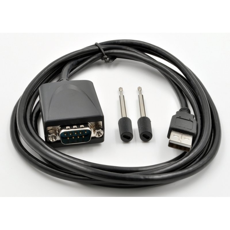 EXSYS EX-1311-2-5V serial cable Black 1.8 m USB Type-A RS-232