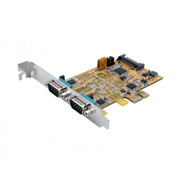 EX-45032 Carte PCIe 2S RS-232/422/485 Chip FTDI