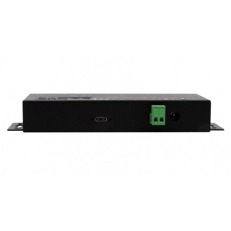 EXSYS EX-1237HMVS hub & concentrateur USB 3.2 Gen 1 (3.1 Gen 1) Type-C 5000 Mbit/s Noir