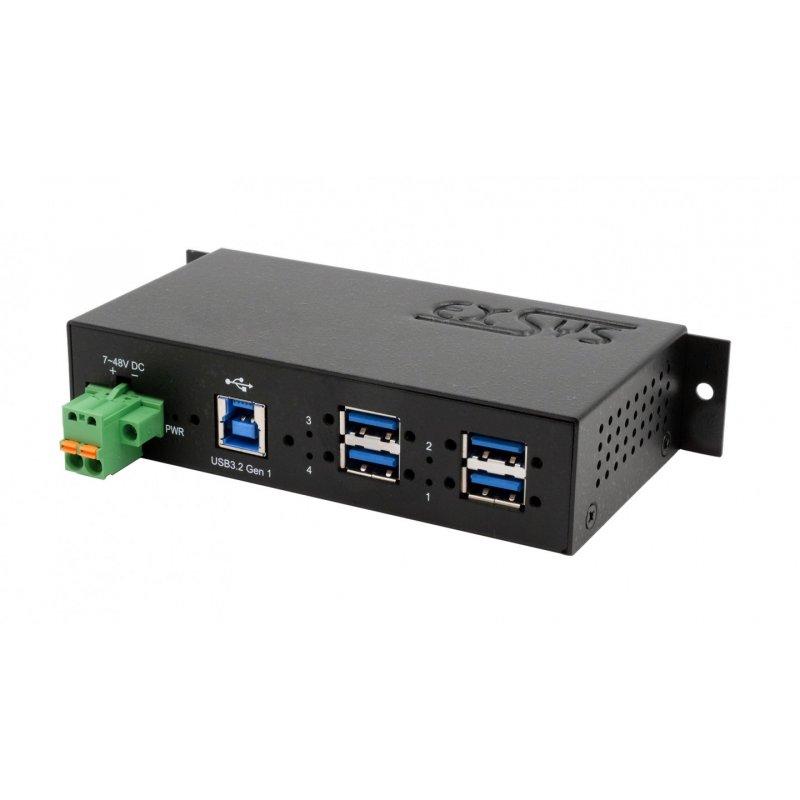 EX-1185HMVS-2 Hub industriel à 4 ports USB 3.2 Gen1, 15KV ESD