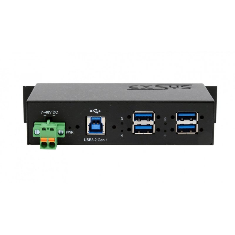 EX-1185HMVS-2 Hub industriel à 4 ports USB 3.2 Gen1, 15KV ESD