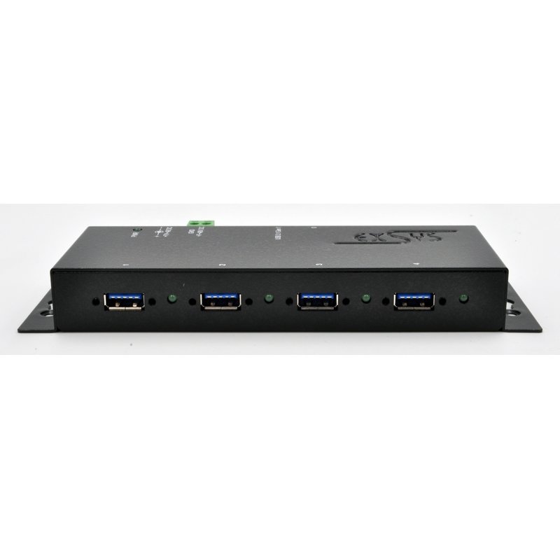 EXSYS EX-1183HMVS-2 interface hub USB 3.2 Gen 1 (3.1 Gen 1) Type-B 5000 Mbit/s Black