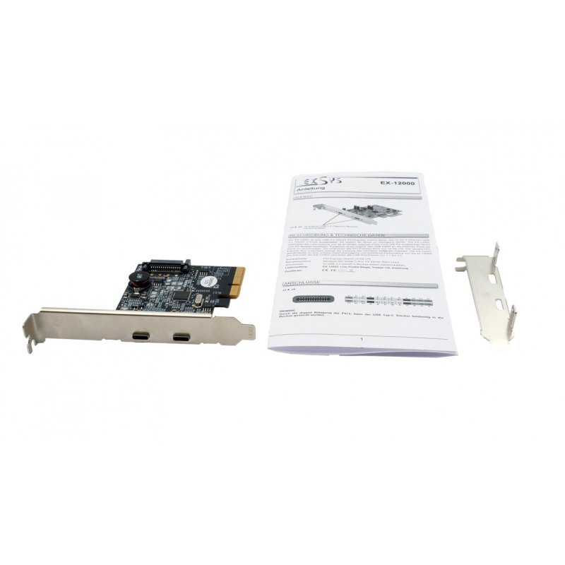 EXSYS EX-12000 carte et adaptateur d'interfaces Interne USB 3.2 Gen 2 (3.1 Gen 2)