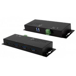 EX-1184HMVS-2 Hub métal, 4 ports USB 3.2 Protection de surtension