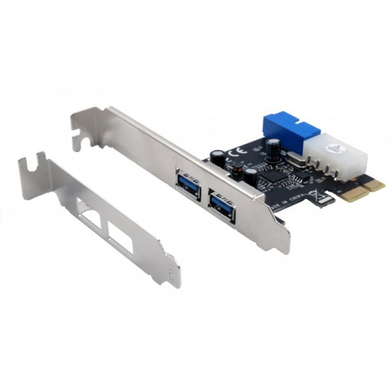 EX-11049 Carte PCIe 2 2P USB 3.2 Gen 1