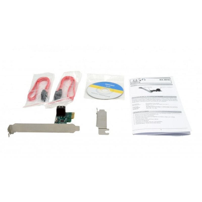 EXSYS EX-3519 interface cards/adapter Internal PCIe, SATA