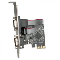 VALUE Adaptateur PCIe 2xRS232 DB9