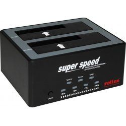 ROLINE 16.01.4122 storage drive docking station USB 3.2 Gen 1 (3.1 Gen 1) Type-B Black