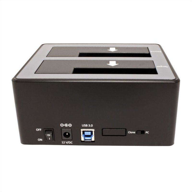 ROLINE 16.01.4122 Station d'accueil de disques de stockage USB 3.2 Gen 1 (3.1 Gen 1) Type-B Noir