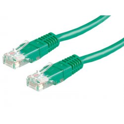 ROLINE UTP Patch Cable Cat5e, Green, 7m networking cable U/UTP (UTP)