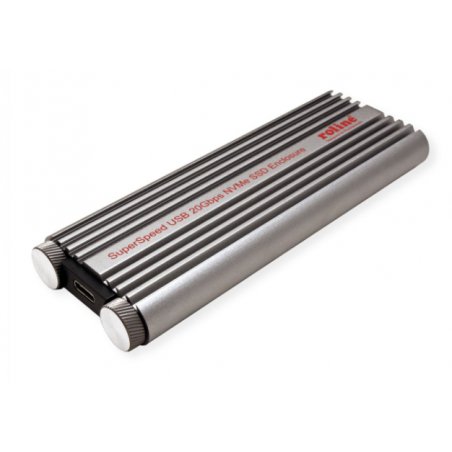 ROLINE Boîtier USB3.2 Gen2x2-C p M.2 SSD pour M.2 NVME SSD