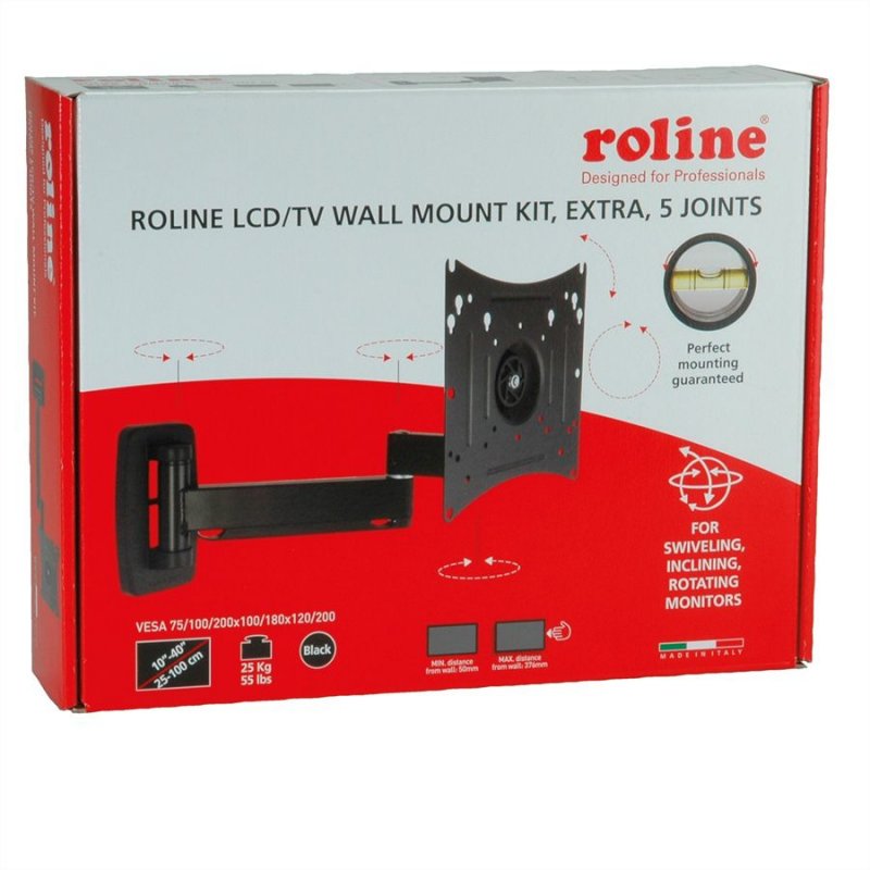 ROLINE 17.03.0009 TV mount 101.6 cm (40") Black