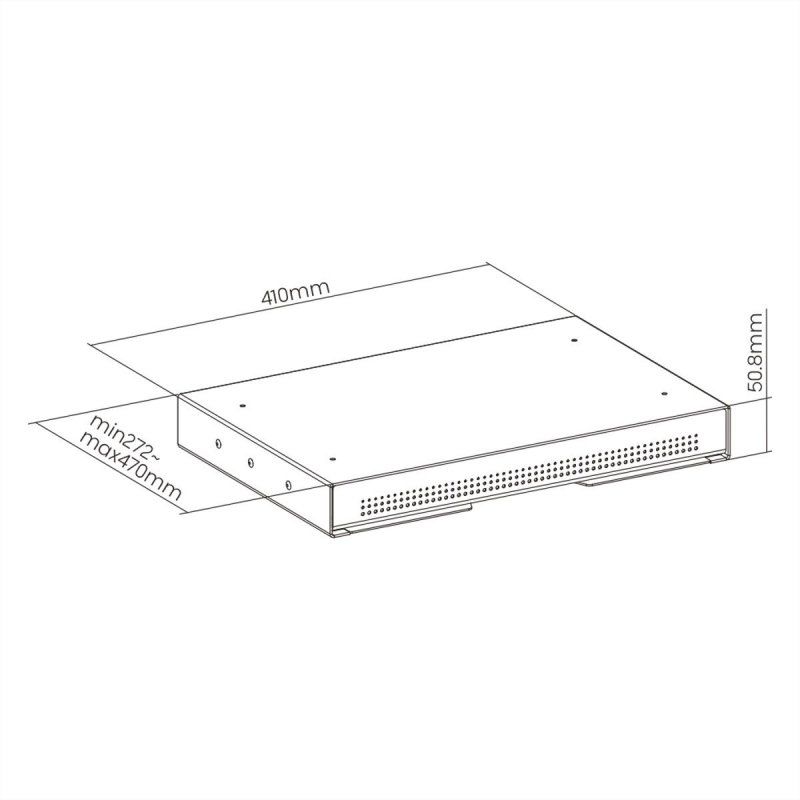 ROLINE 17030114 desk tray/organizer Metal Black