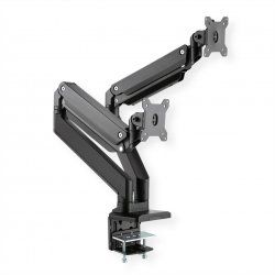 ROLINE 17.03.1117 monitor mount / stand Black Desk