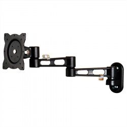 ROLINE 17.03.1198 monitor mount / stand Black Wall