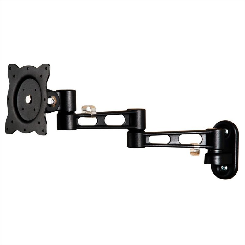 ROLINE 17.03.1198 monitor mount / stand Black Wall