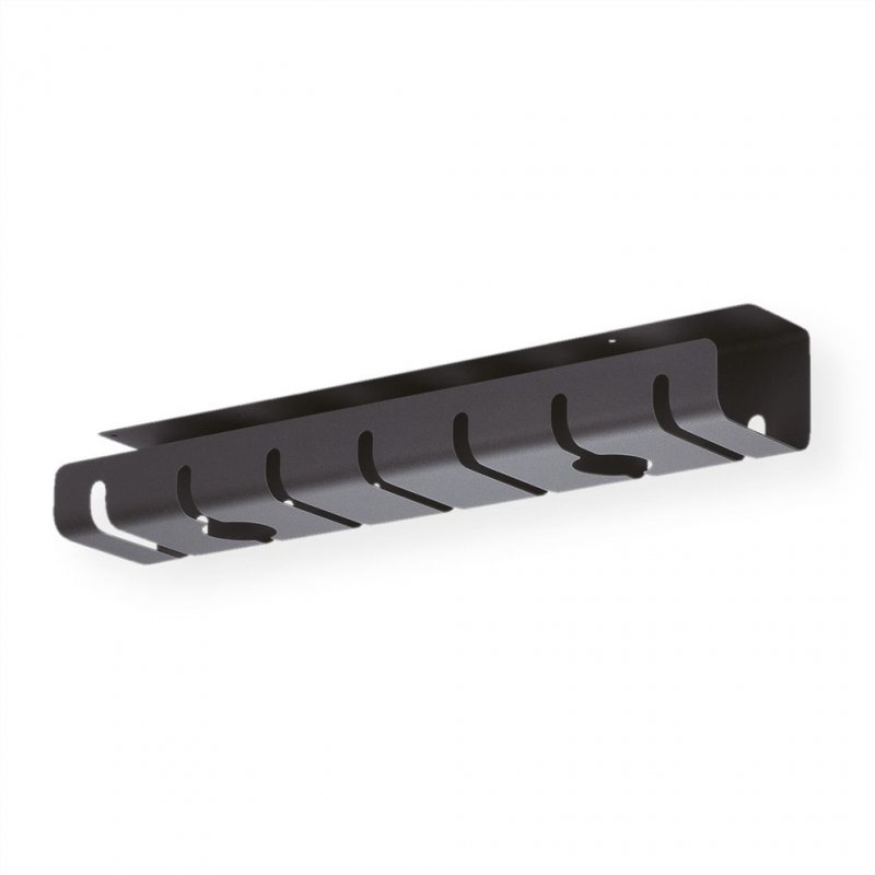 ROLINE 17.03.1303 cable organizer Desk Cable tray Black