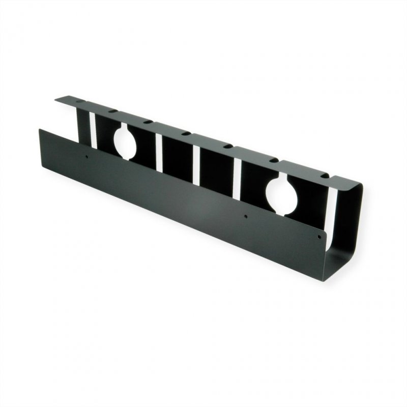 ROLINE 17.03.1303 cable organizer Desk Cable tray Black