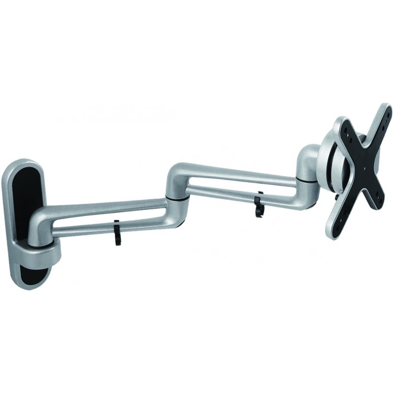 Value 17.99.1129 support d'écran plat pour bureau Noir, Gris Mur