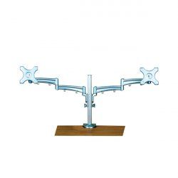Value 17.99.1134 support d'écran plat pour bureau Argent Mur