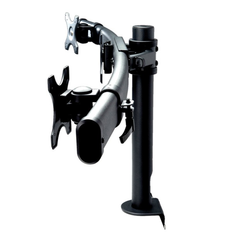 Value Triple LCD Arm, Desk Clamp, black