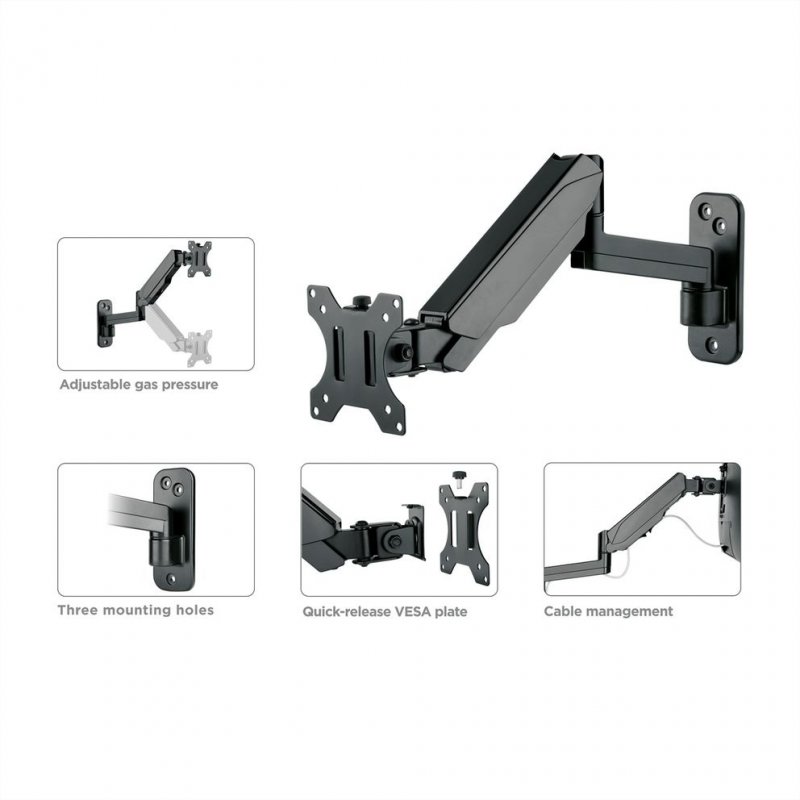 Value 17.99.1191 TV mount Black