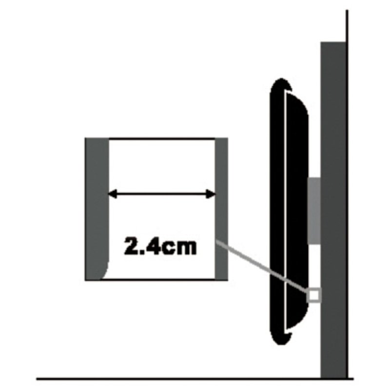 Value LCD/Plasma TV Wall Holder, Low Profile