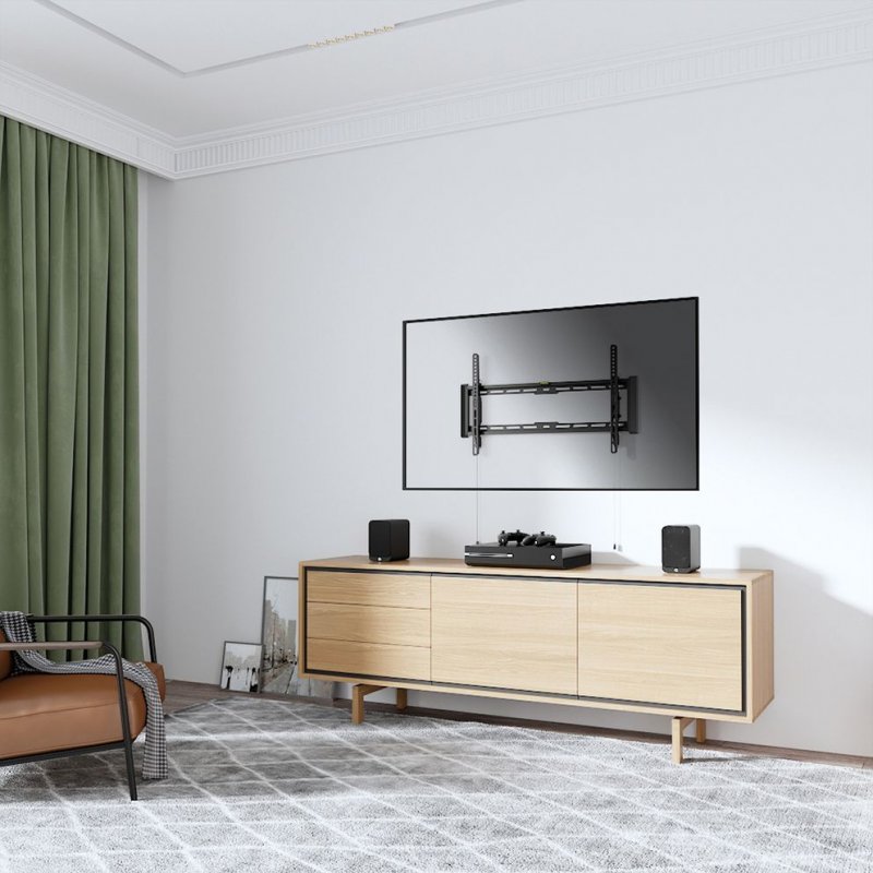 VALUE Support TV mur. slim,inclinable 75kg, 80", 600x400