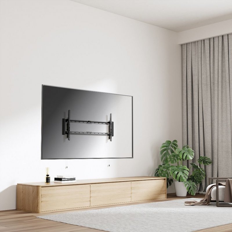 VALUE Support TV mur. slim,inclinable 75kg, 90", 800x400