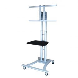 VALUE Support LCD/TV sur roues, argent