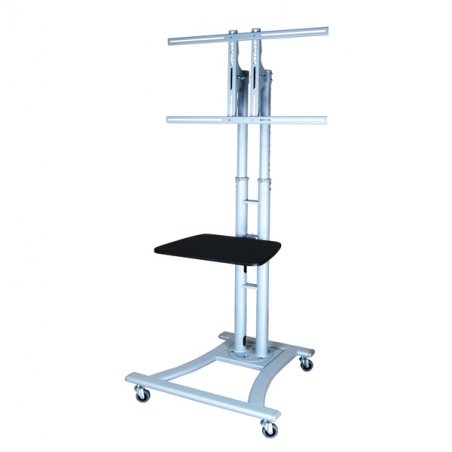 VALUE Support LCD/TV sur roues, argent