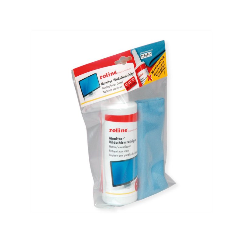 ROLINE Nettoyant TFT/serviette microph.