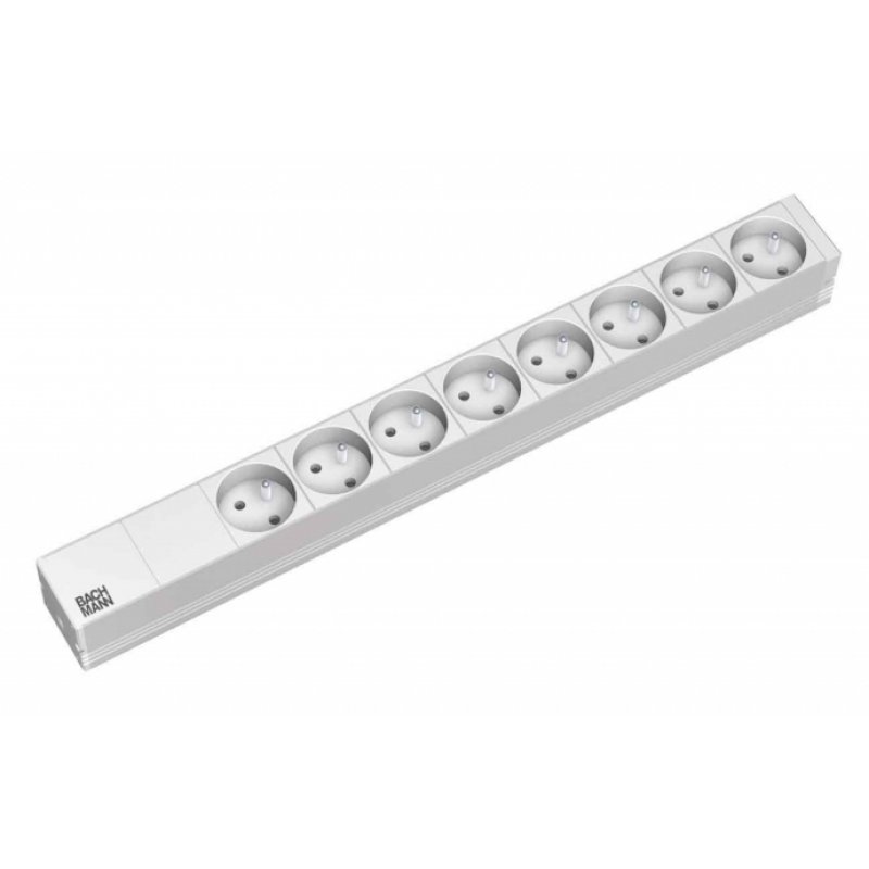 BACHMANN PDU classique 19" 1U 8x UTE Bornier
