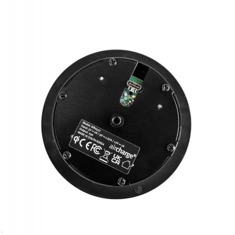 Bachmann 934.004 chargeur d'appareils mobiles Téléphone portable, Smartphone Noir USB Recharge sans fil Intérieure