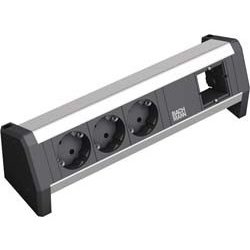 Bachmann DESK 1 power extension 3 AC outlet(s) Indoor Black