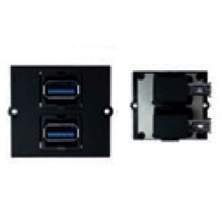Bachmann 917.059 socket-outlet 2 x USB A Black