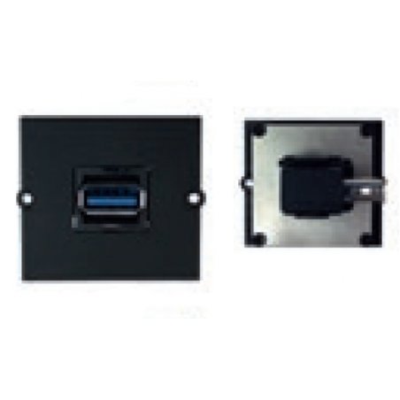 BACHMANN Cadre 1xUSB 3.0 Sortie sur côté à 90°