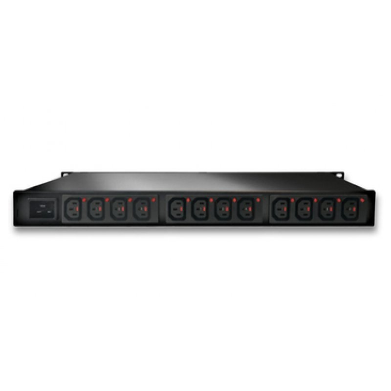 Güde 8041-2 power distribution unit (PDU) 12 AC outlet(s) 1U Black