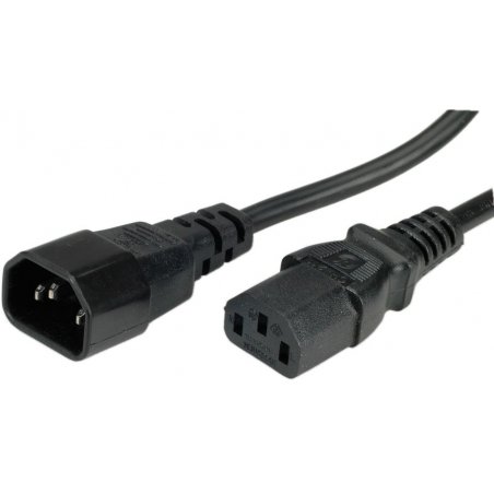 ROLINE 356.130 power cable Black 2.5 m C13 coupler C14 coupler