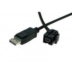 Bachmann 917.214 socket-outlet Mini DisplayPort Black
