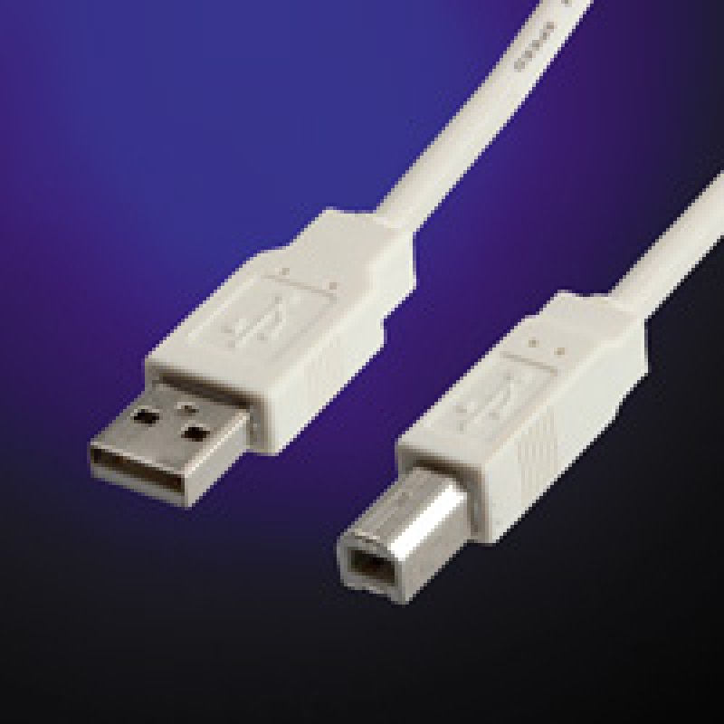 ROLINE USB 2.0 Cable, A - B, M/M 3 m
